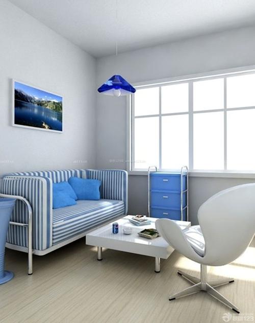40平米简单房子室内家具装饰装修设计图片大全_装信通网效果图